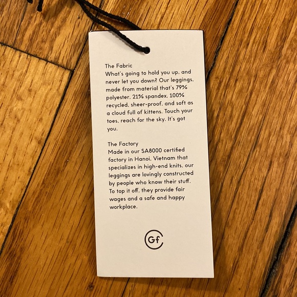 NWT Girlfriend Collective Leggings (Medium, Black) - - Picture 3 of 5